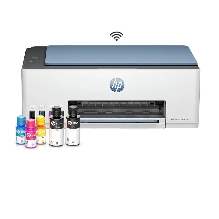 Impresora Multifuncional HP Smart Tank 585 Wi-Fi Tanques Recargables